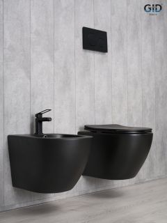 Унитаз подвесной Gid Bm2198 62226Y черный матовый 49x36x35.5